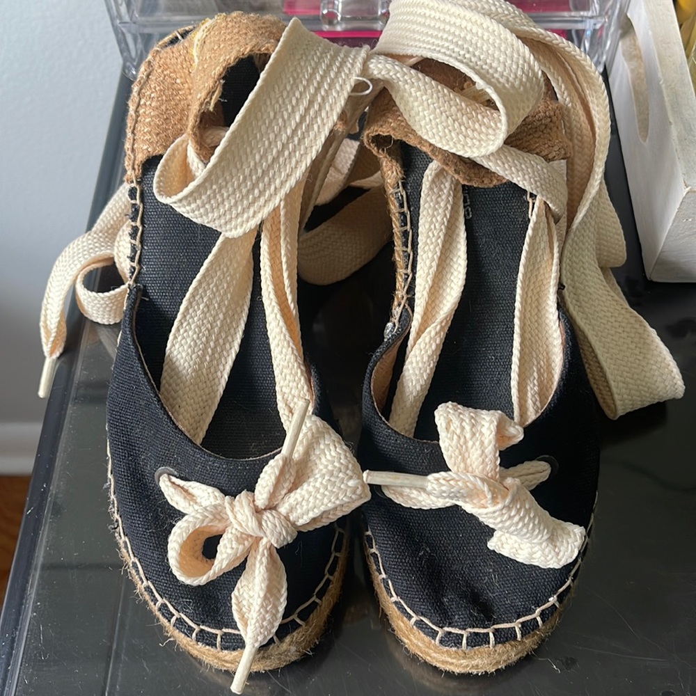 Fornarina lace up espadrilles